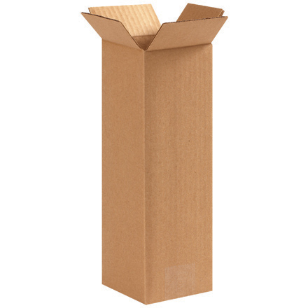 5 <span class='fraction'>1/8</span> x 4 <span class='fraction'>5/8</span> x 14" Corrugated Boxes for Hexpand 1 Bottle Shipper Inserts